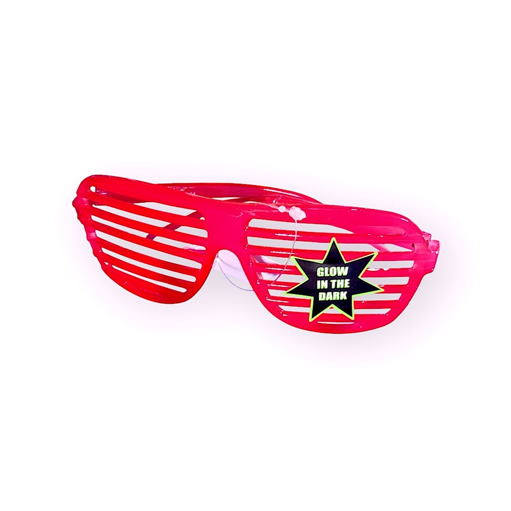 Glow In The Dark Shutter Streetwear Glasses Trending on Socials Retro Deadstock